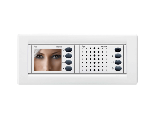 Compact audio video wall unit