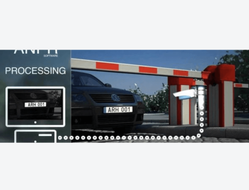 ANPR car park control – access via gates for cars